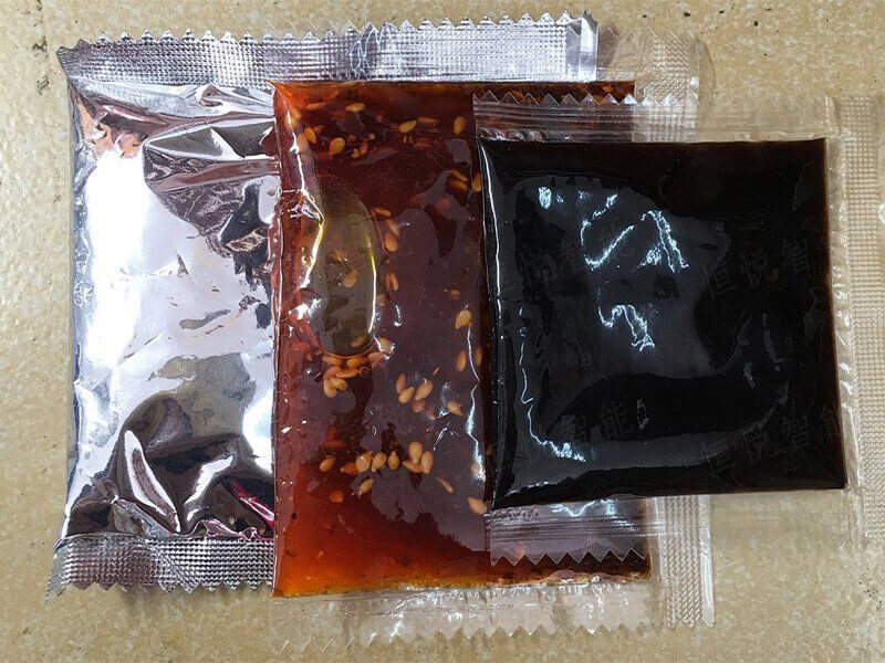 全自動醬料袋裝機(jī)袋型與適用范圍